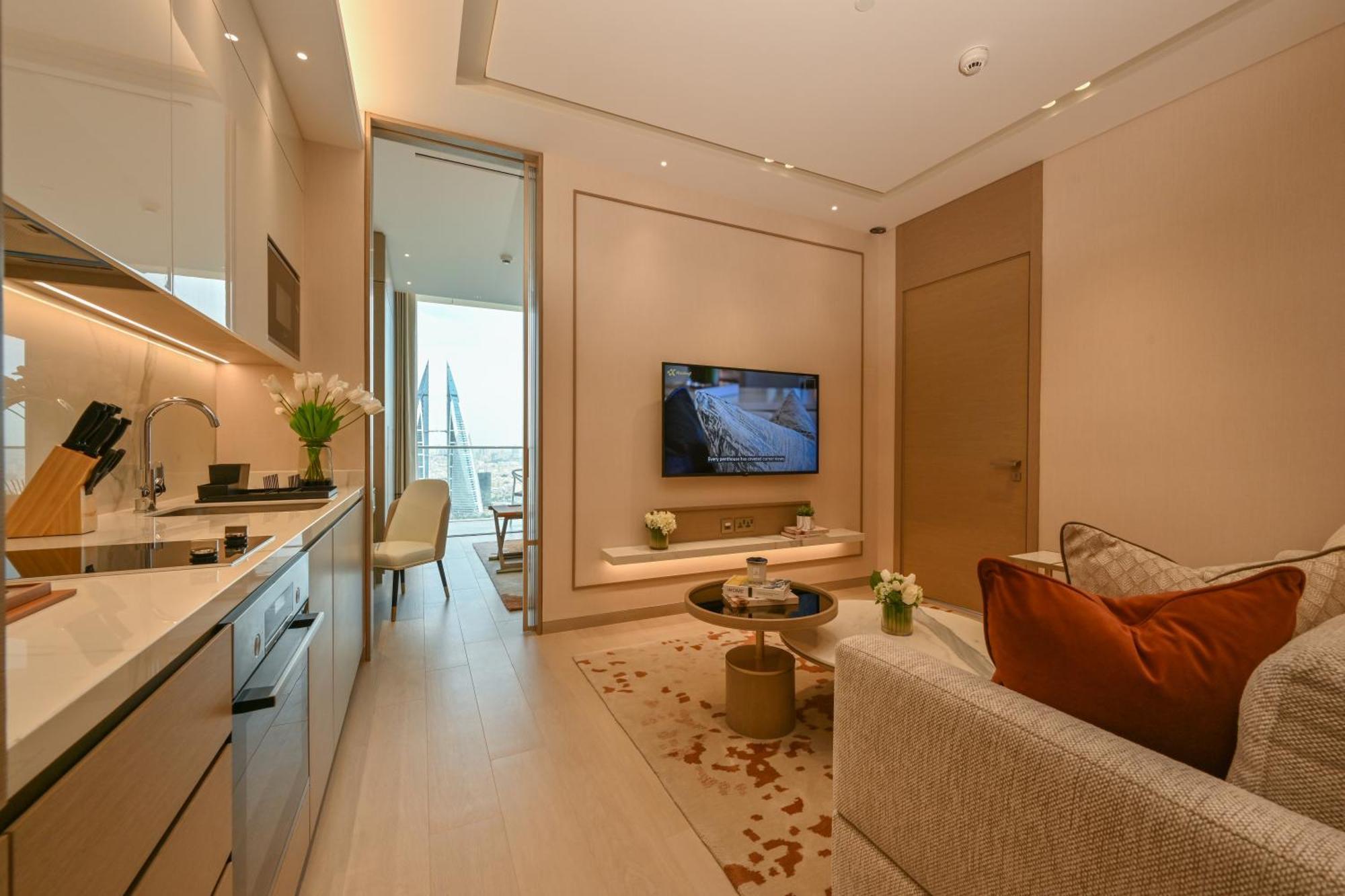 Onyx Rotana Hotel Al-Manamah Bagian luar foto Interior of a typical apartment